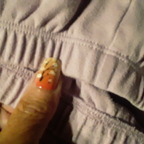 Women's Small Simple Pleasures Purple Long Sleeve Night Shirt With Matching pant - Picture 12 of 12